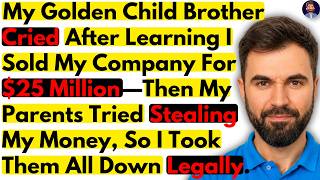 My Golden Child Brother Cried After I Made $25M—Then My Parents Tried Stealing It Back.