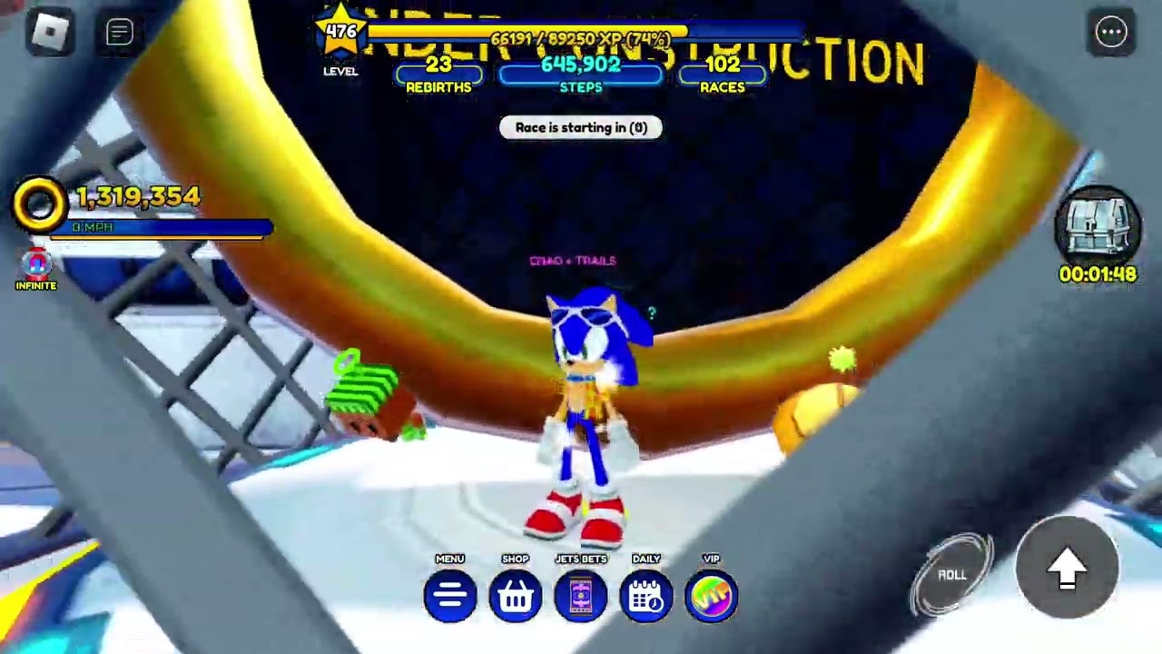 How to get in metal city early! Sonic speed simulator roblox 2022
