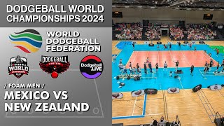 Mexico vs New Zealand / Foam Men / Dodgeball World Championships 2024