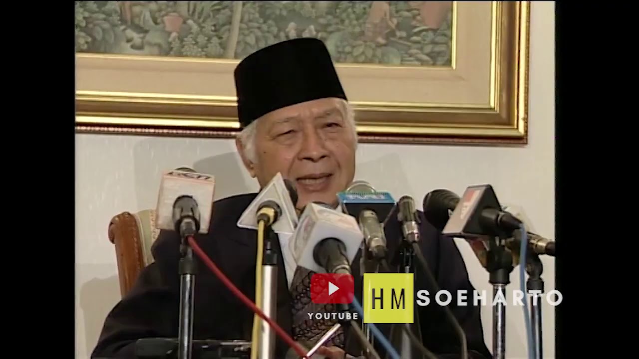 Pidato Presiden Soeharto di Halim Perdana Kusuma Sebelum Bertolak ke Mesir  tanggal 9 Mei 1998
