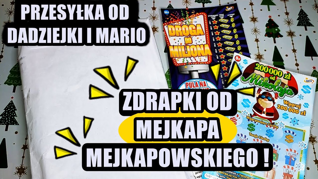 ZDRAPKI LOTTO/ SYLWESTROWY DRAPING 🥂 💥 ZDRAPKI OD MEJKAPA MEJKAPOWSKIEGO 🥂 + OTWIERANIE PRZESYŁKI !