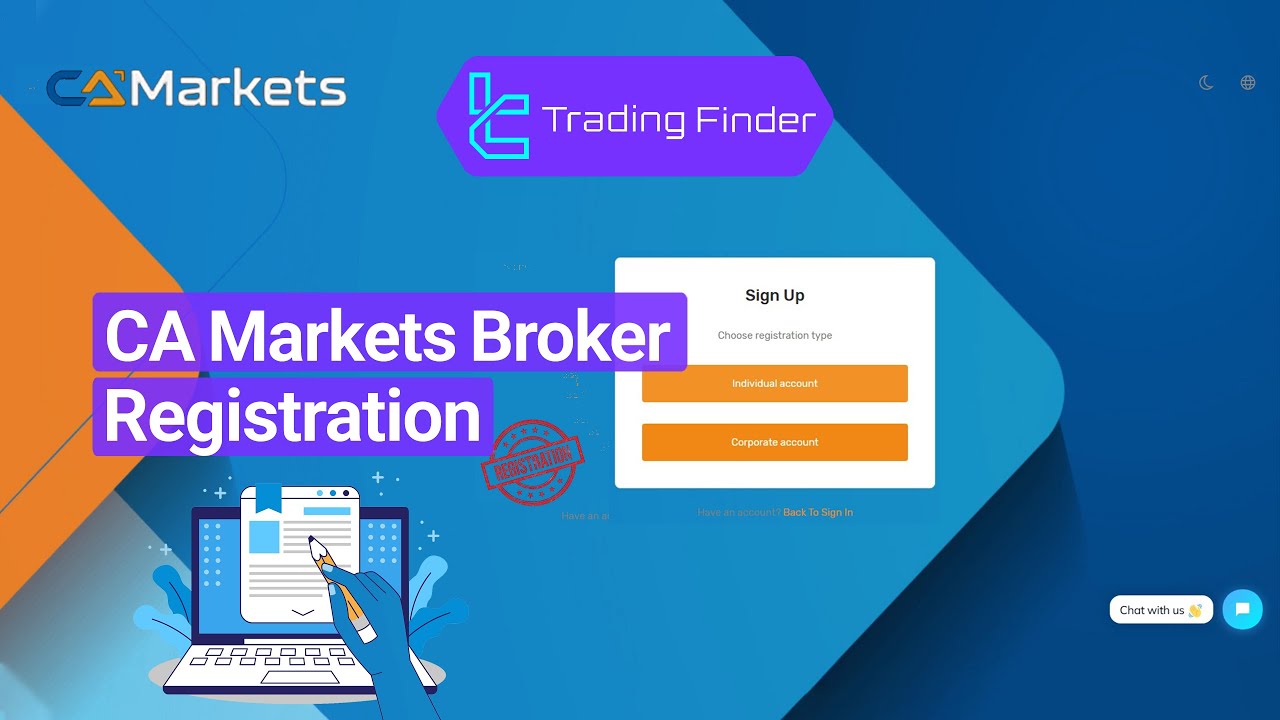 ☄️ CA Markets Broker Registration Tutorial | Step-by-Step Account Opening Guide [TradingFinder]