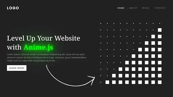 How to Make Animated Website using Anime.js