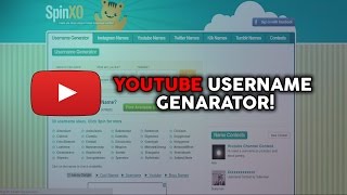 How to Generate Youtube Username for Free 2016!