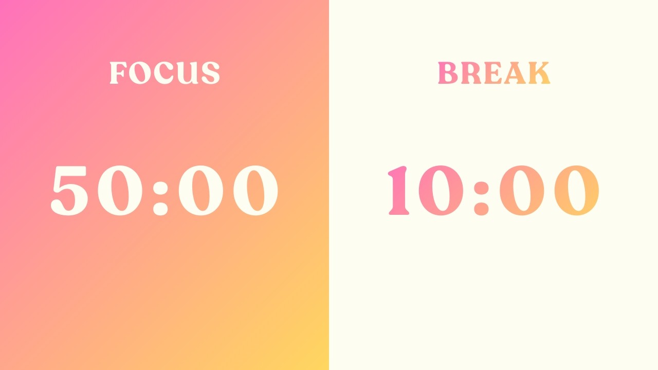 [Day 15] 50/10 Pomodoro Timer – 3 Hours Study | No Music | Deep Focus | Study with me