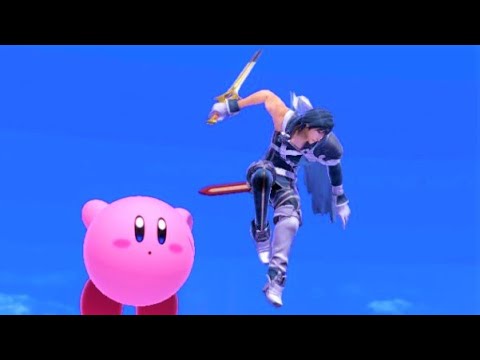 クロムの残念だったなしりもち落下【スマブラSP】