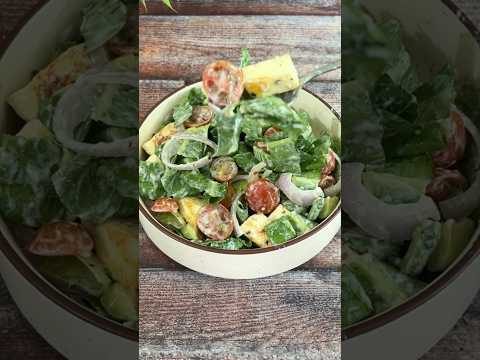 Ep 6/30, Romaine lettuce salad recipe salad for weight loss #weightloss #saladrecipe #easyrecipe