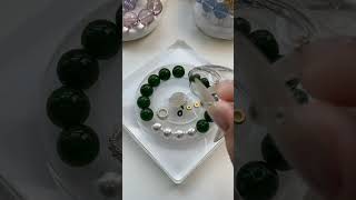 Handmade Crystal Bracelet ✨ | DIY Jewelry That Shines 💎 #Shorts #crystals #jewelry #satisfying #asmr