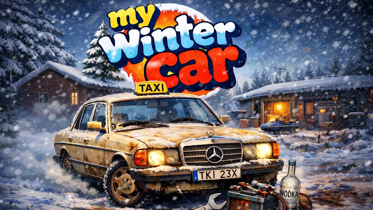 Próba odpalenia szambiarki i odbiór Mercedesa 🚕 | My Winter Car #9