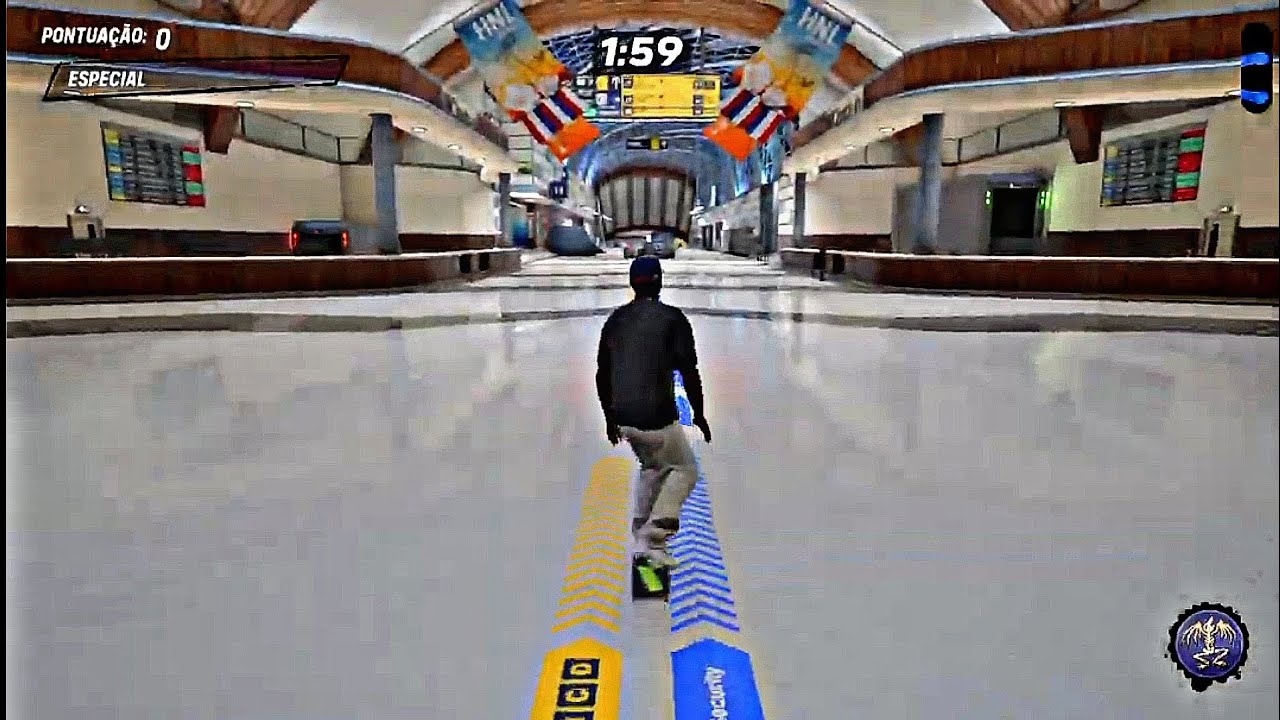 Fiz 99% no mapa AEROPORTO! - Tony Hawk's Pro Skater 3 + 4 Gameplay no PS4