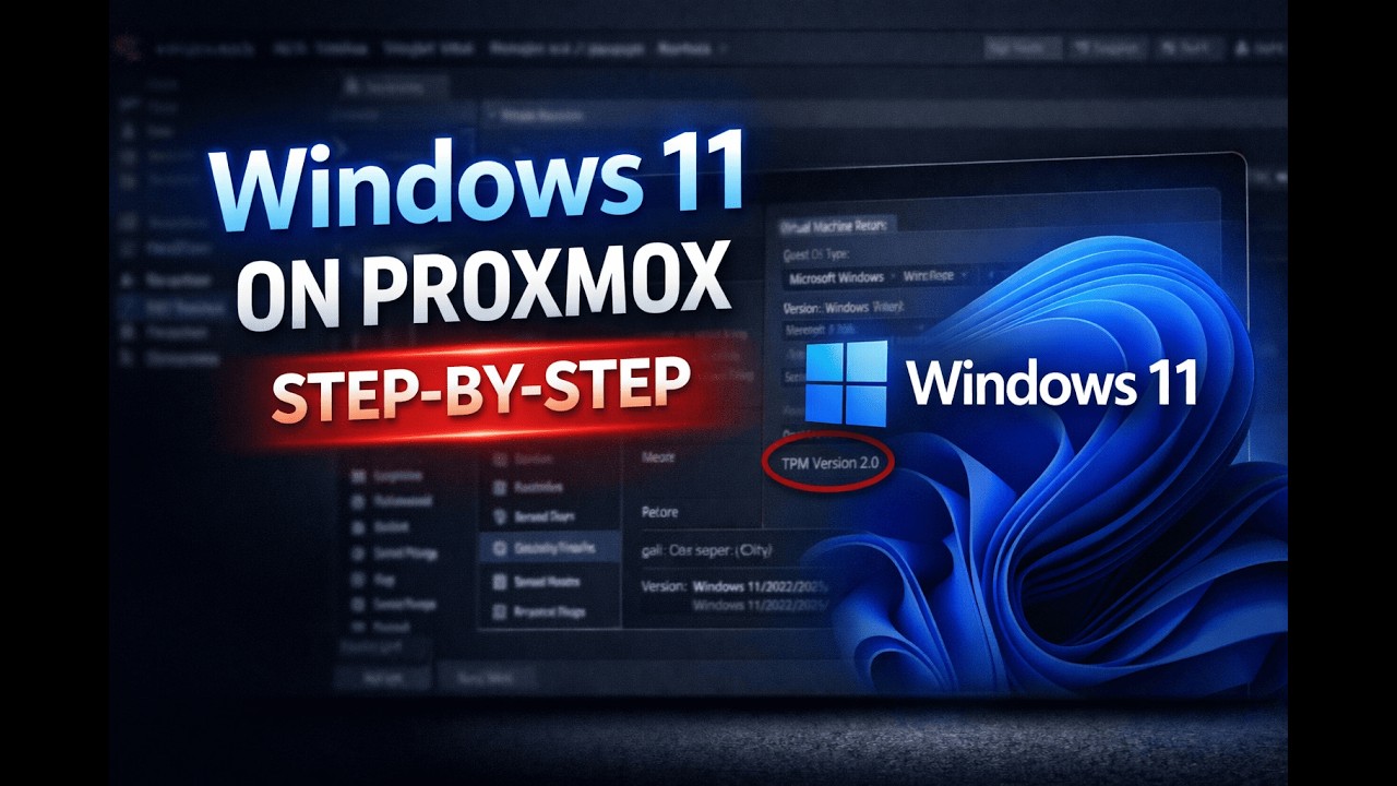 How to Install Windows 11 on Proxmox (Step-by-Step Guide Works 100% ...