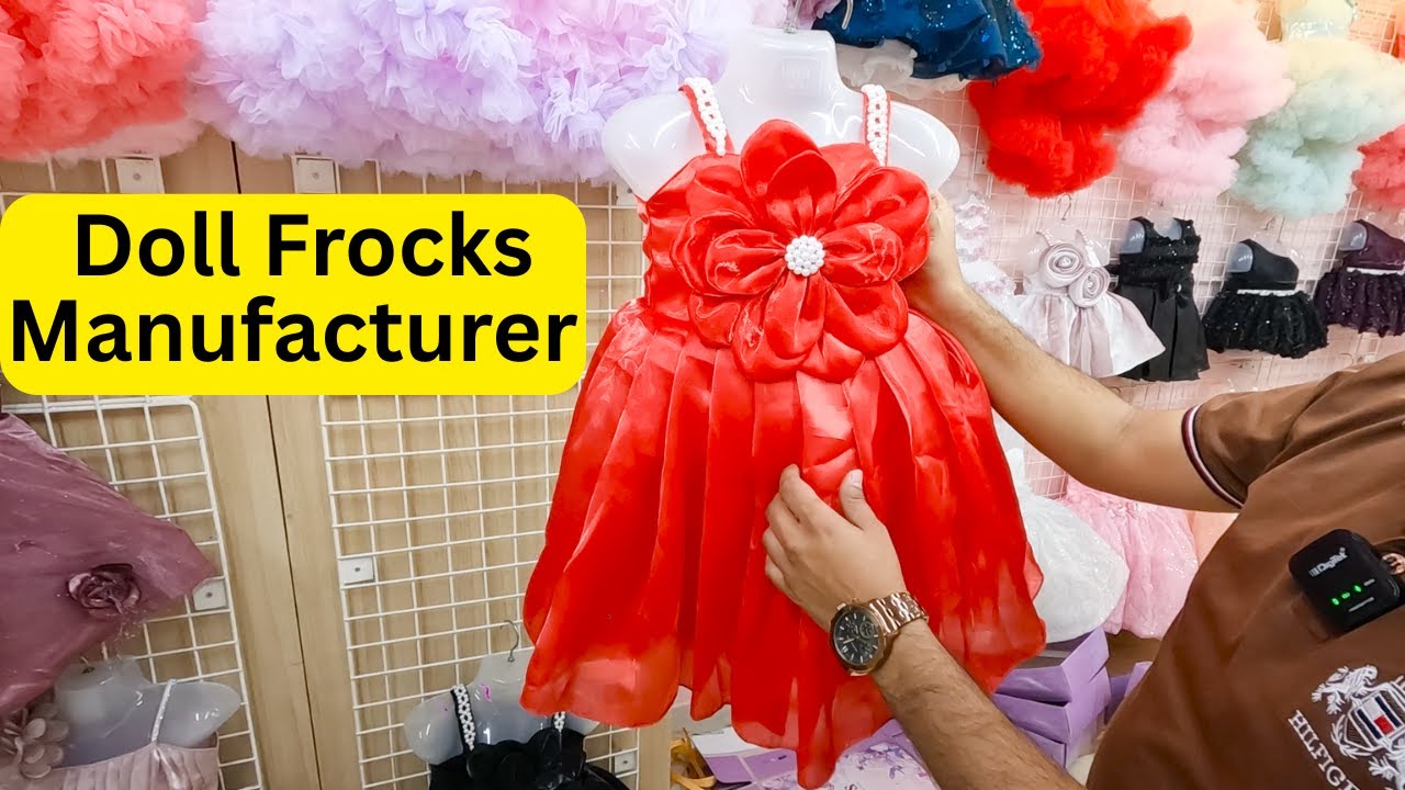 Fancy Doll Frocks Manufacturer New Year Party Wear Frocks Wedding Frock