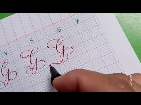 Video Viết chữ g thường, G hoa chuẩn, G hoa sáng tạo, ứng... - youtube