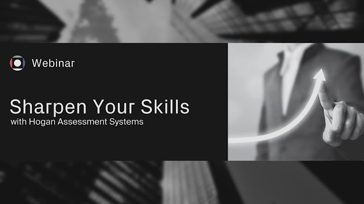 Webinar: Sharpen Your Skill