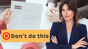 6 Mistakes to avoid in Job Interviews