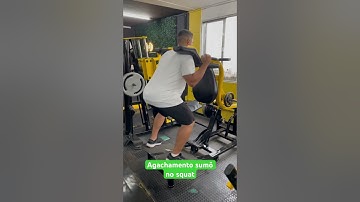 Agachamento sumô no squat - prof. Matheus Gomes