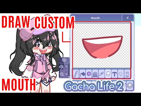 What if We Could Draw Custom Mouths in Gacha Life 2!!?! - YouTube