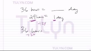 converting from hours to days