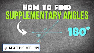 Celebrity How to solve Supplementary Angles in 3 EASY steps (Supplementary Angles Examples) Profile