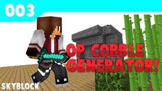 OP Cobble Generator! Minecraft Skyblock - Episode 3 Update
