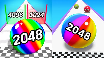 Number Ball Race & Merge 3D vs 2048 Ball Game Gameplay All Levels Android, iOS