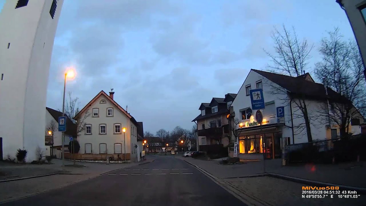 D: Gemeinde Oberhaid. Landkreis Bamberg. Ortsdurchfahrt. März 2016