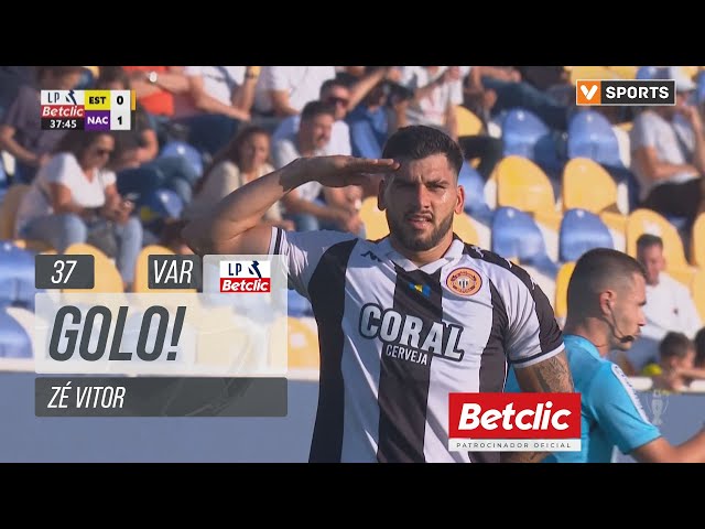 Golo Zé Vitor: Estoril 0-(1) Nacional (Liga 25/26 #9)
