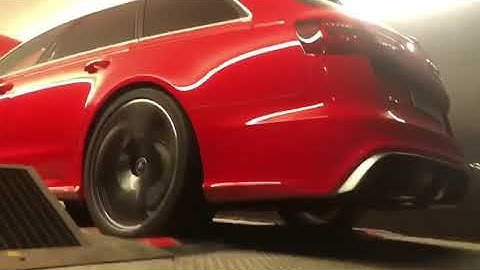 Audi RS6 C7 MRC Tuned Satge 2 750hp on dyno