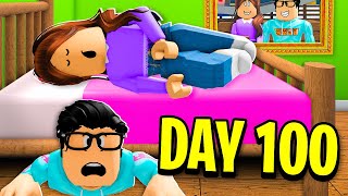I Survived 100 Days In Ex Girlfriends House Roblox