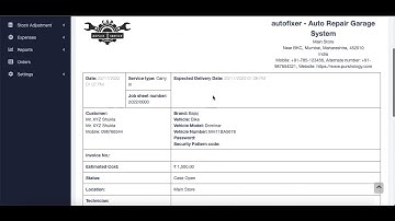 Jobcard Creation With Quotation And Invoicing In Autofixer Garage Management Software 1