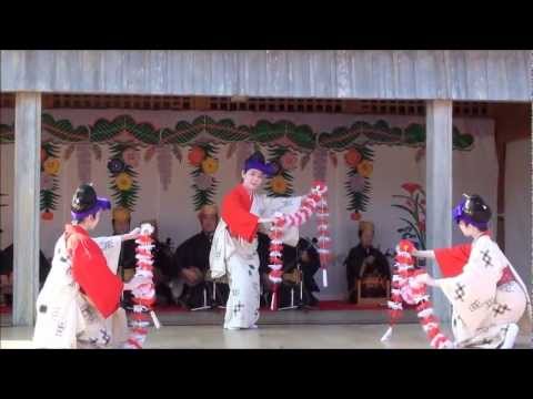 ★舞ムービー(1494)首里城の舞 貫花 新春の宴 The Ryukyuan Dance
