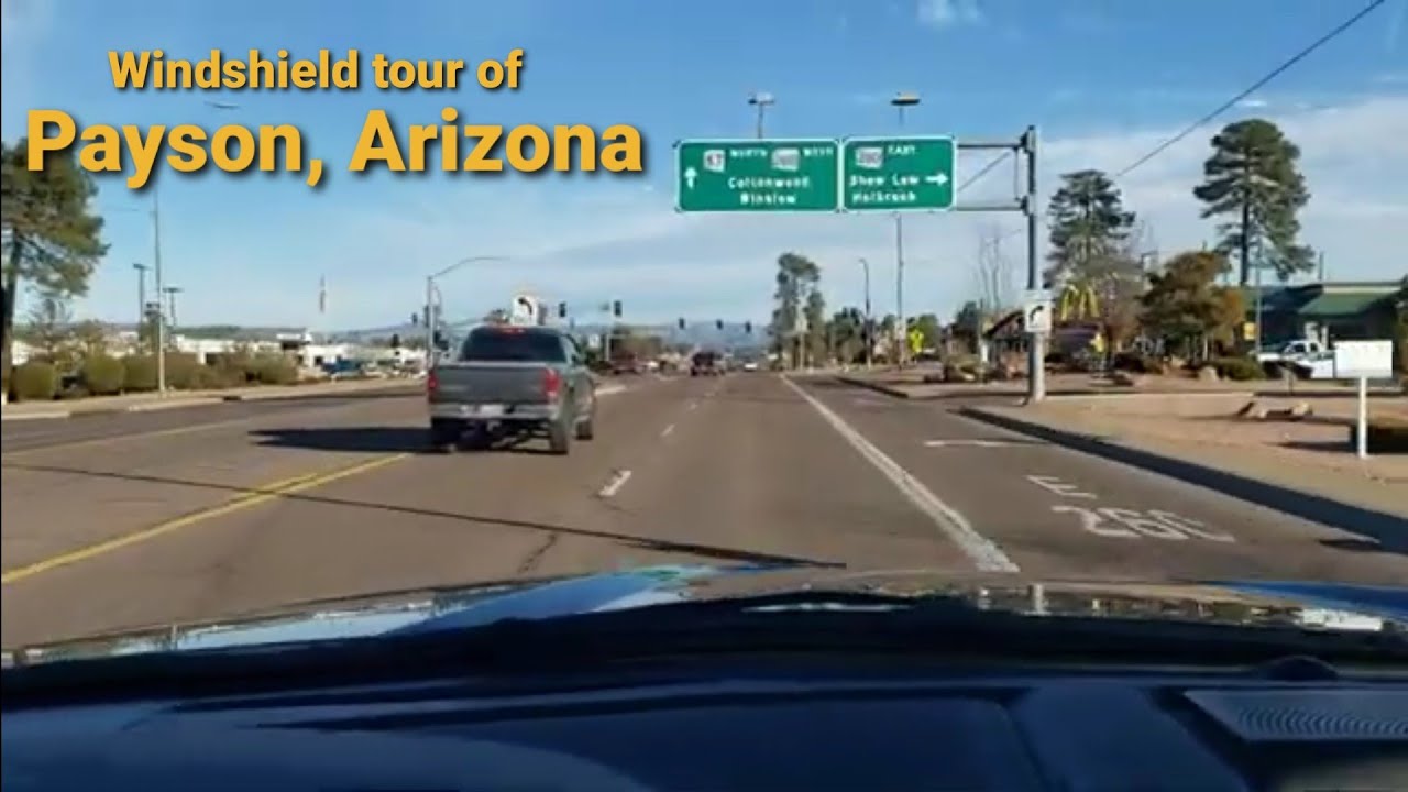 Короткая обзорная экскурсия по Пейсону, штат Аризона.