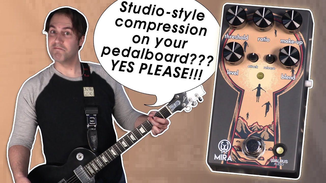 Walrus Audio Mira Optical Compressor | Studio Compression in a