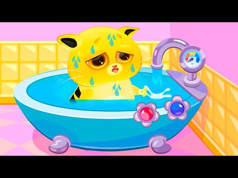 Суровый КОТИК БУБУ #53. Салон красоты. Спа ванная для Игрули. Мультик ИГРА про котят на Игрули TV