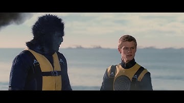 X-Men vs. azazel with lizard battle theme