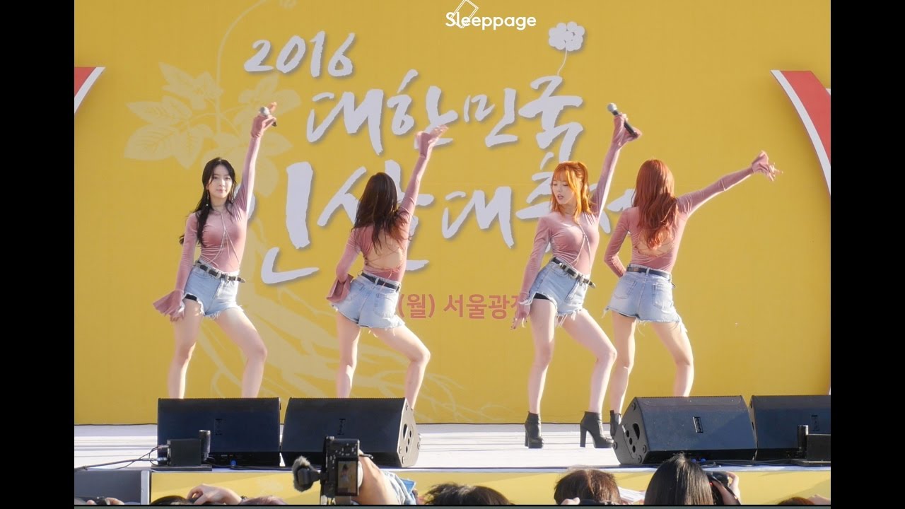 [4K/직캠/FANCAM] 161003 달샤벳 ( Dalshabet ) 너 같은 ( Some one like U ) @ 서울인삼축제 by Sleeppage