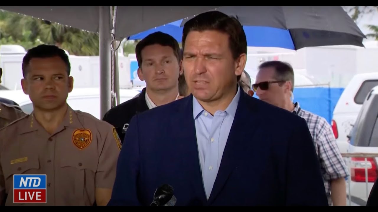 LIVE: Officials Give Update On Florida Condo Collapse - YouTube