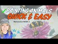 5 Quick and Easy Animal Studies | April Watercolor Challenge Week 3 (2025)