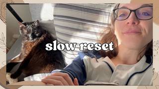 Realistic Sunday Reset | How I actually reset for the week: low-effort routine for low-energy days