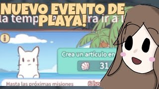 El NUEVO EVENTO de PLAYA de GATOS Y SOPA ⛱️☀️||gatos y sopa || Kleechi Gaming screenshot 3