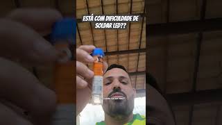 Vídeo ensinando a soldar, no primeiro comentário fixado.
