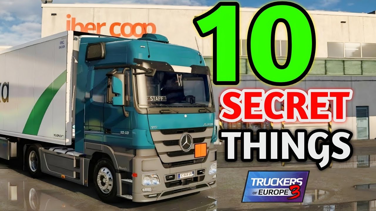 🔥 10 СЕКРЕТНЫХ ВЕЩЕЙ, КОТОРЫЕ ВАМ НУЖНО ЗНАТЬ В ИГРЕ «ДАЛЬНОБОЙЩИКИ ЕВРОПЫ 3»