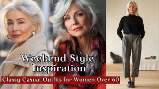 Weekend Style Inspiration: Classy Casual Outfits for Women Over 60