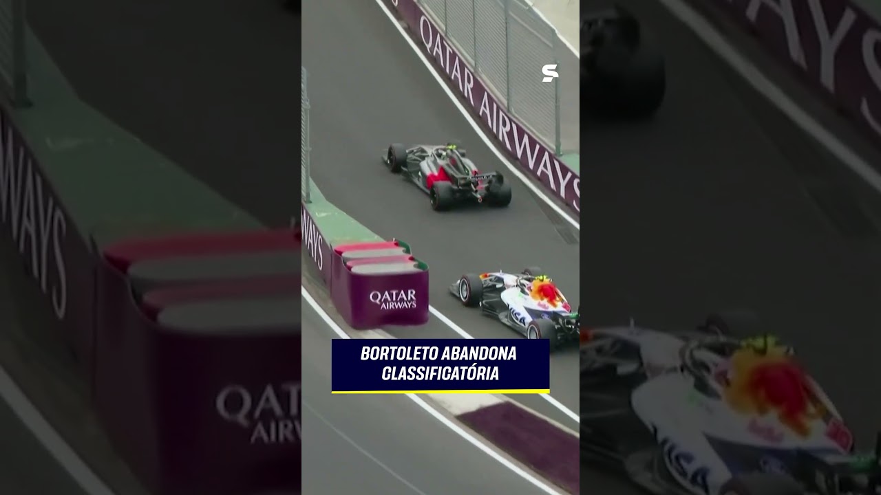 BORTOLETO VAI AO Q3, MAS TEM PROBLEMA E ABANDONA CLASSIFICATÓRIA DA FÓRMULA 1 | #shorts | sportv