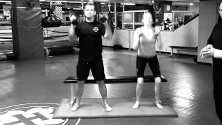 Bench Squats - Leg Exercise