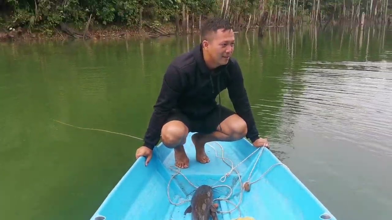 trip pancing dapat ikan keli monster