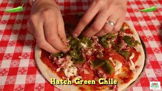 BEST Green Chile Pizza. The Santa Fe Pizza