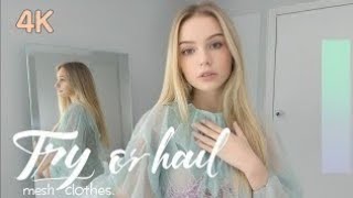 4k 💥 shein bikini try on haul (2025) | see through transparent lingerie & bikini fashion trend try