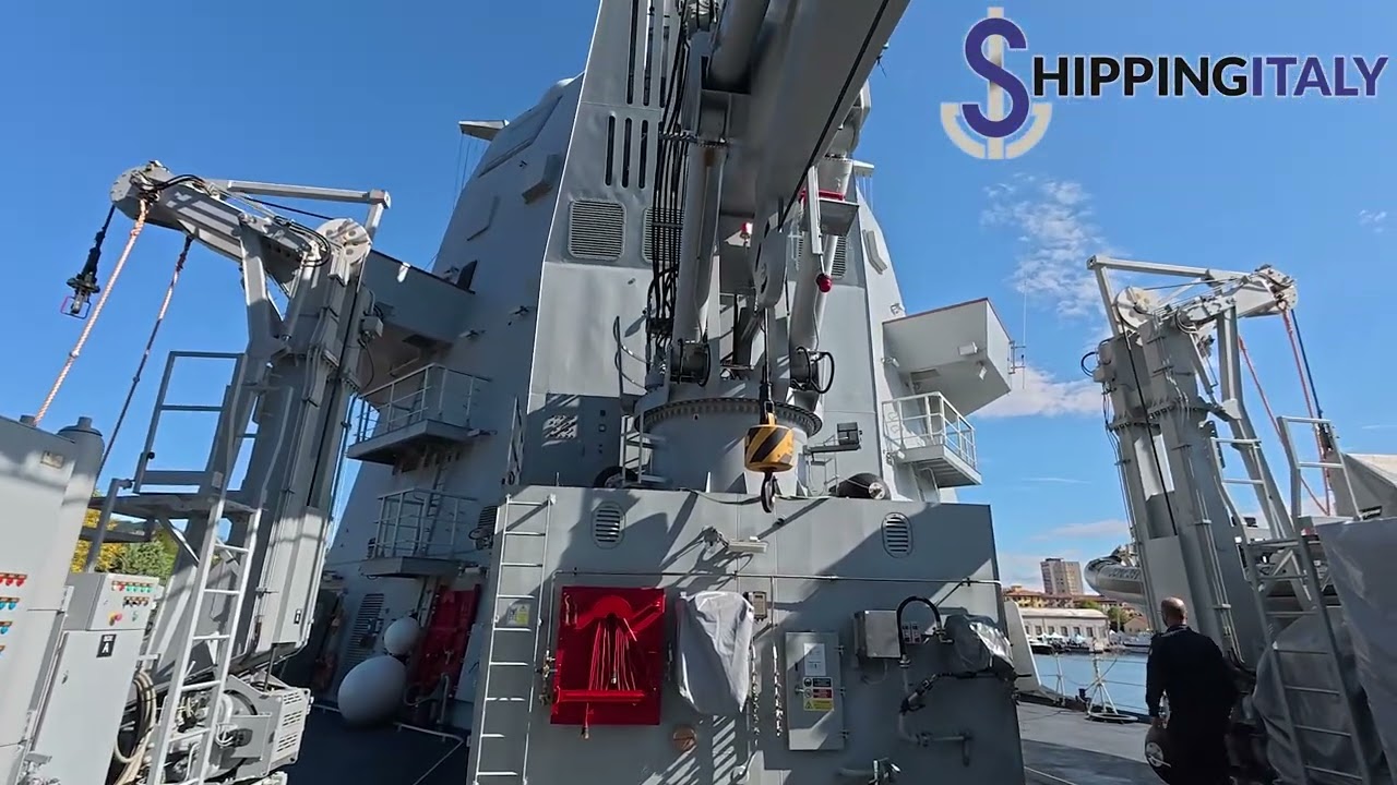 A bordo di Nave Raimondo Montecuccoli, il nuovo volto operativo della Marina Militare
