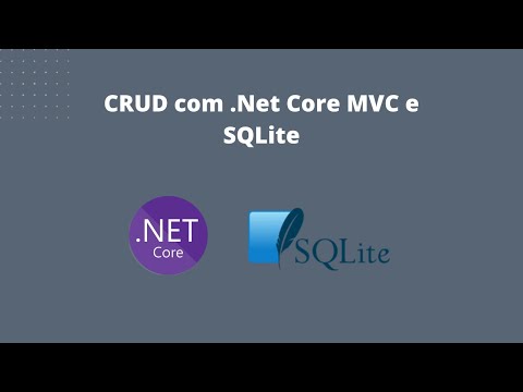 CRUD usando .NET CORE MVC e SQLite